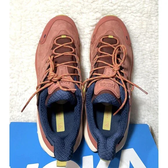 HOKA Men’s Kaha 2 Low GORE-TEX Hiking Shoes Red Size 12.5 D NEW